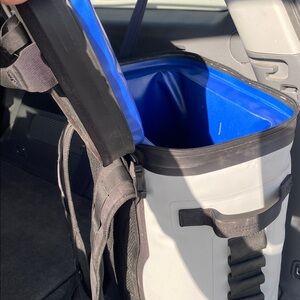 Grey & Black Insulated Cooler Backpack